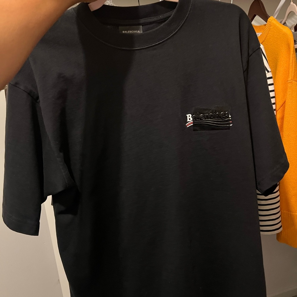 Balenciaga t-shirt black small size